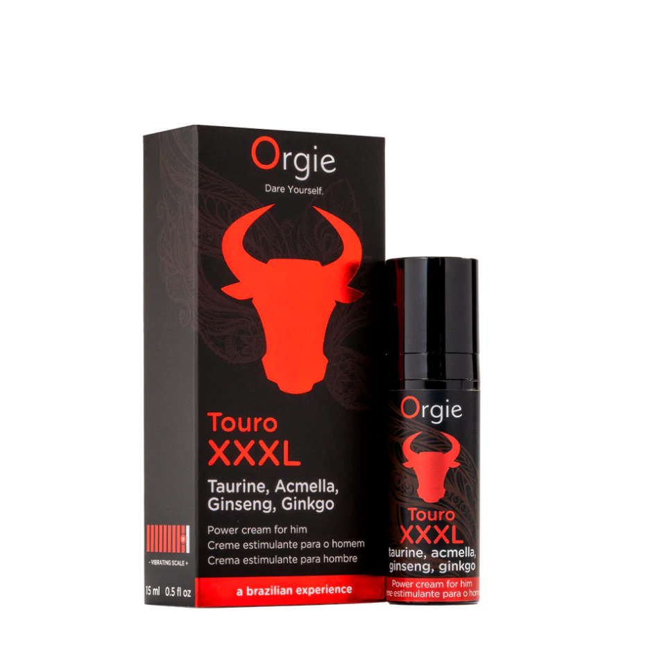 Orgie Touro XXXL cream texture for male enhancement blood flow