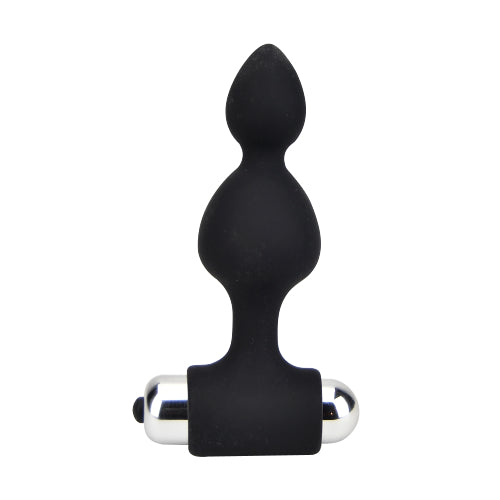 Loving Joy vibrating anal beads – 10 function flexible toy with finger loop – discreet UK delivery