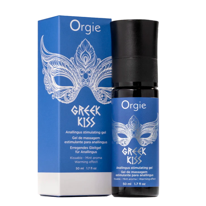 Orgie Greek Kiss – backdoor oral spray with cooling mint flavour – UK discreet shipping, fresh and cheeky