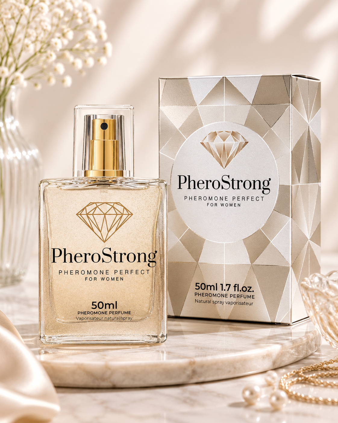 PheroStrong Perfect pheromone seduction spray for women luxury female perfume 15ml - AlwaysUnder UK