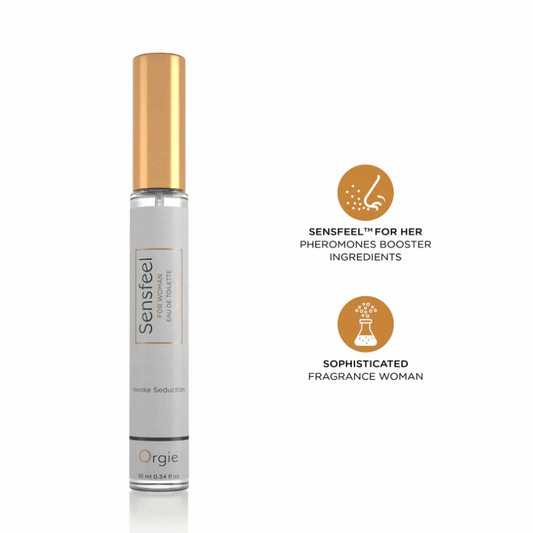 Orgie Sensfeel for Woman Eau de Toilette – pheromone perfume for attraction – 10ml discreet UK delivery