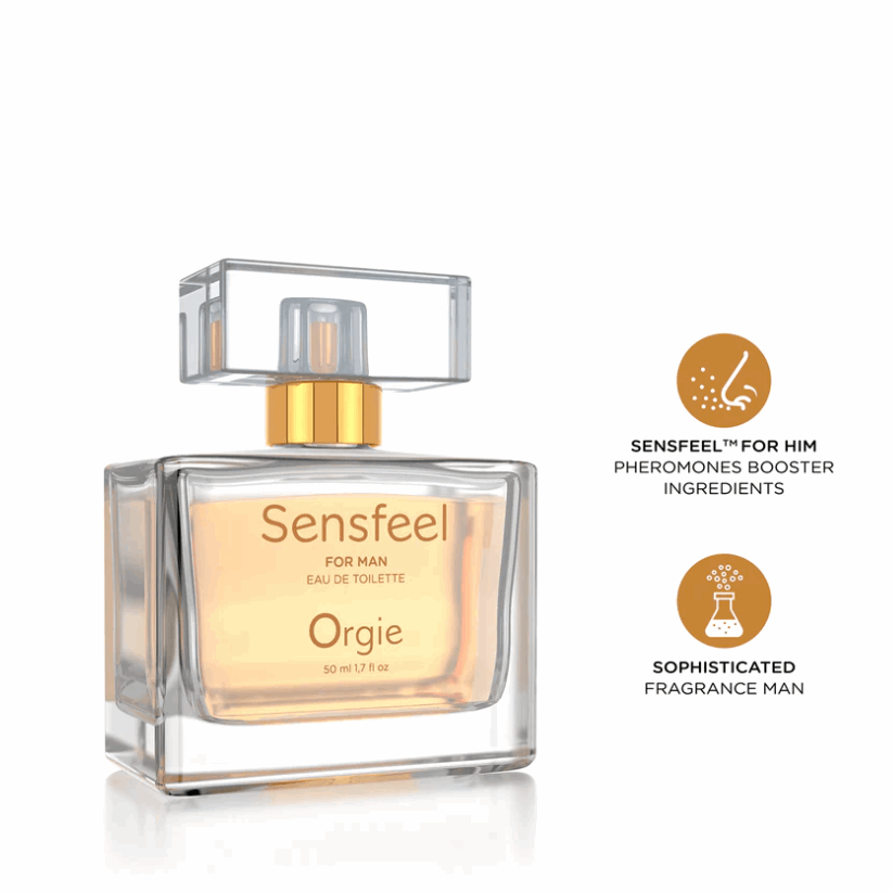 Orgie Sensfeel for Man – 50ml pheromone Eau de Toilette for men, discreet UK delivery