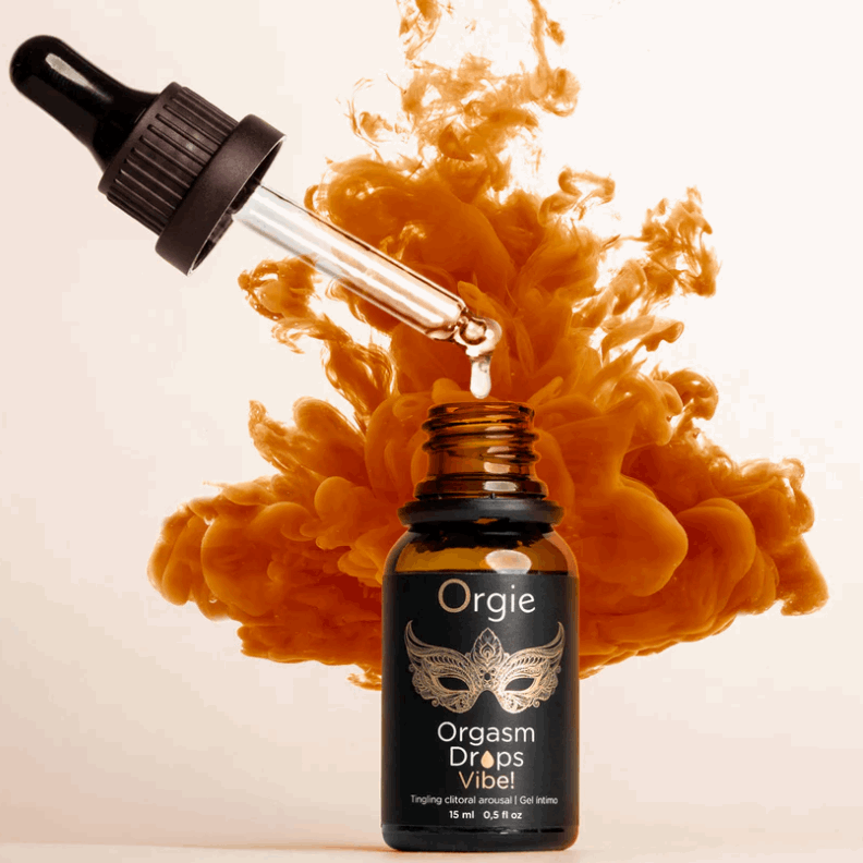Orgie Orgasm Drops Vibe – clitoral arousal drops with vibrating liquid effect – discreet UK delivery available