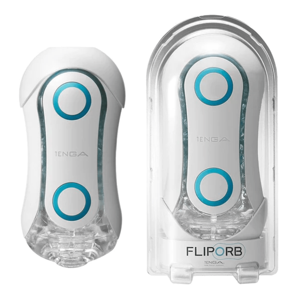 TENGA Flip ORB Blue Rush – pulsing bead male stroker – reusable – UK discreet shipping