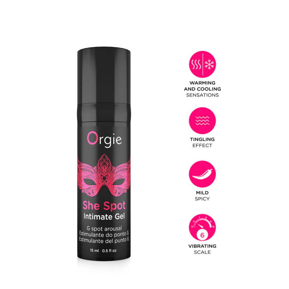 Orgie She Spot Intimate Gel – clitoral G-zone stimulant for stronger orgasms – UK discreet delivery available