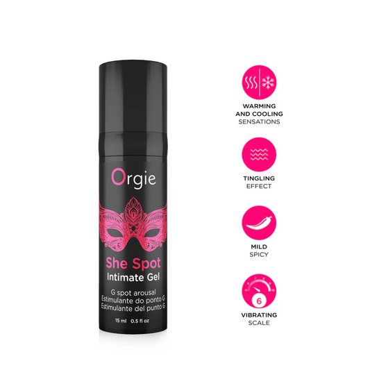 Orgie She Spot Intimate Gel – clitoral G-zone stimulant for stronger orgasms – UK discreet delivery available