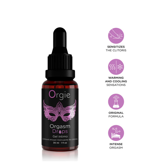 Orgie Orgasm Drops – clitoral stimulating gel for intense sensation and orgasm boost – UK discreet delivery