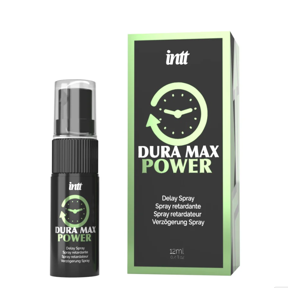 INTT Dura Max Power Delay Spray – male climax control for longer sex – UK discreet shipping