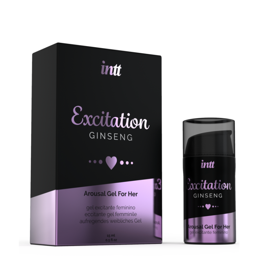 INTT Excitation – unisex arousal gel with warming and tingling effect – UK discreet shipping available