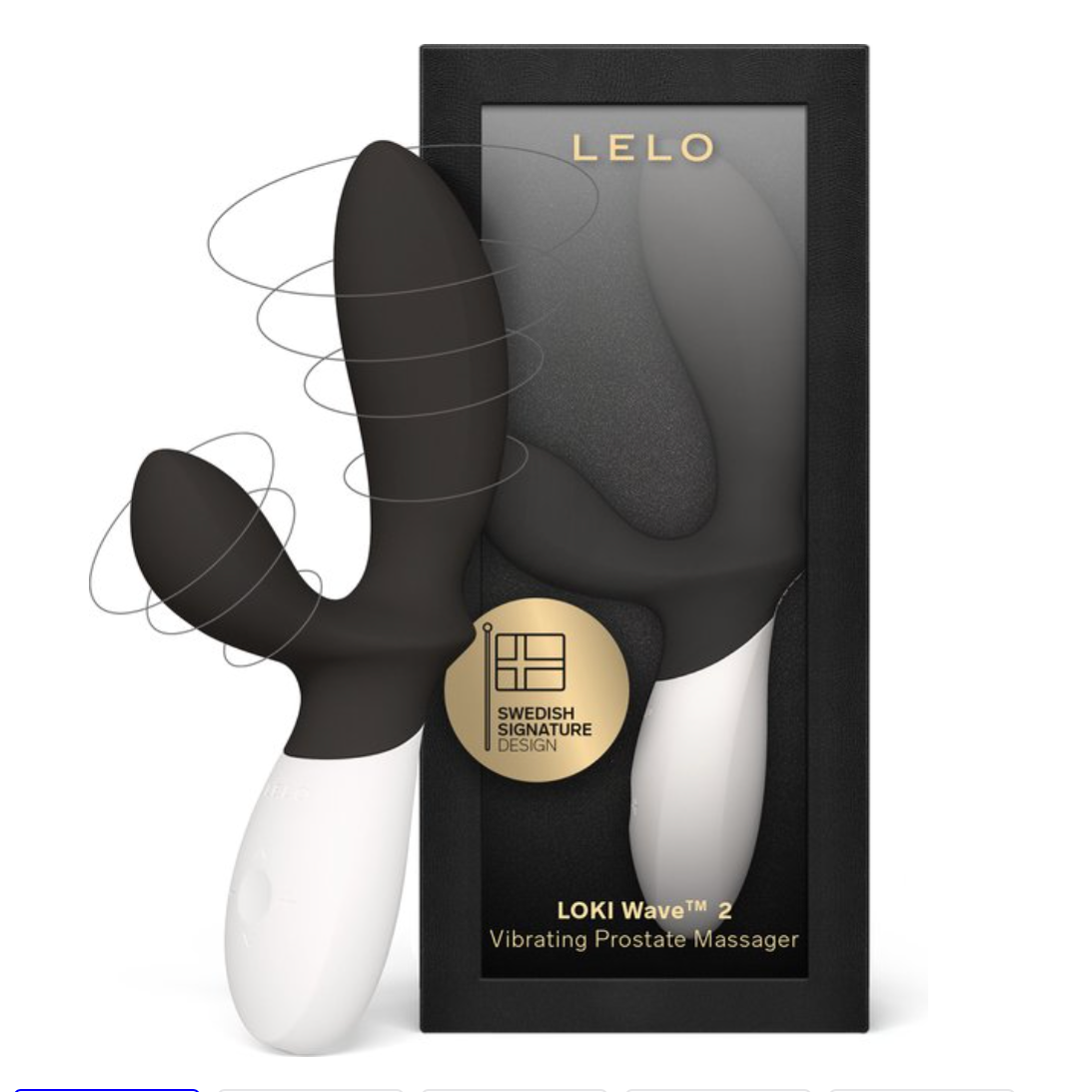 LELO LOKI Wave – luxury prostate massager with thrusting motion – UK discreet shipping