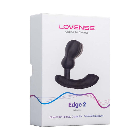 LOVENSE Edge 2 – adjustable app-controlled prostate massager for men – discreet UK shipping
