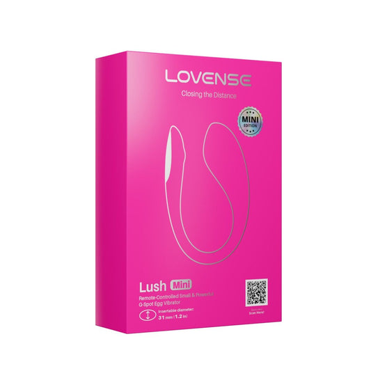 Lovense Lush Mini – app-controlled vibrating love egg for discreet public or long-distance play – UK delivery