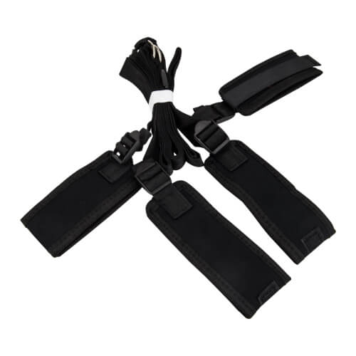 Loving Joy Under-the-Mattress Restraint System – adjustable bondage set for wrists and ankles – UK discreet delivery