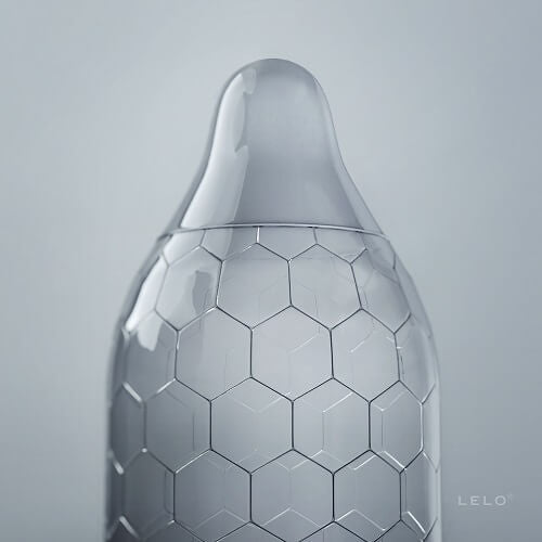 LELO HEX Condoms Original 12 Pack – luxury ultra-thin hex design protection – UK discreet delivery