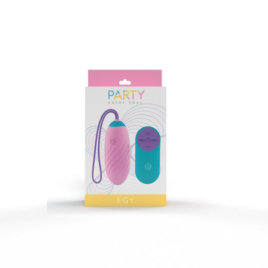 Party Color EGY Pink Vibrating Love Egg with Remote – discreet wireless vibrator for women – UK delivery