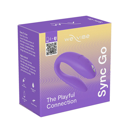 We‑Vibe Sync 2 Purple – app-controlled couples vibrator with remote – discreet UK shipping