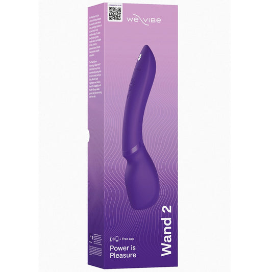 We‑Vibe Wand 2 Purple – powerful smart wand massager with app control – discreet UK delivery
