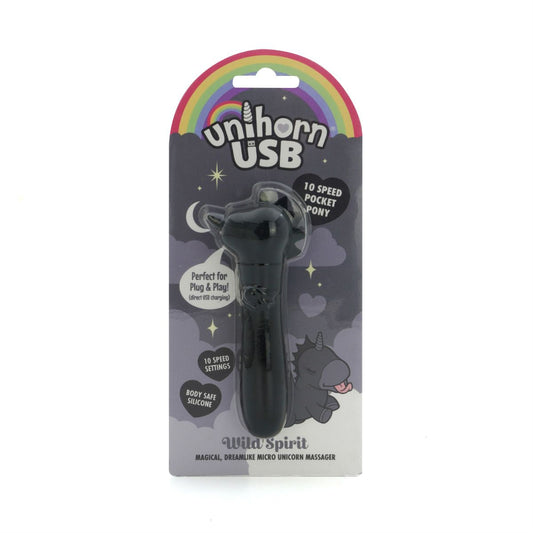 UniHorn Wild Spirit Bullet – Rechargeable Mini Vibrator in Pink – 10 modes – UK discreet shipping