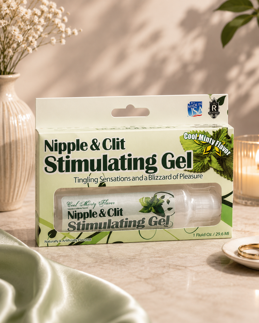 Doc Johnson Nipple and Clitoral Stimulating Gel in cool mint flavour with original packaging