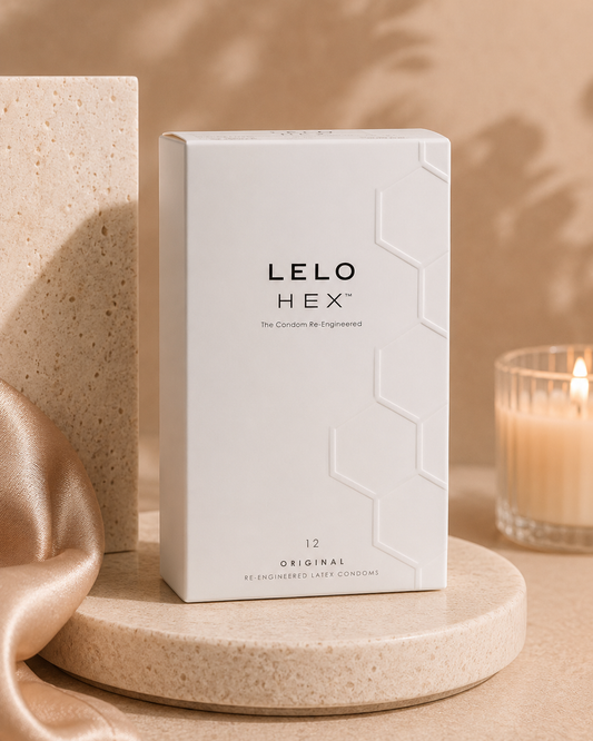 LELO HEX Original Luxury Condoms 12-Pack Packaging - AlwaysUnder UK