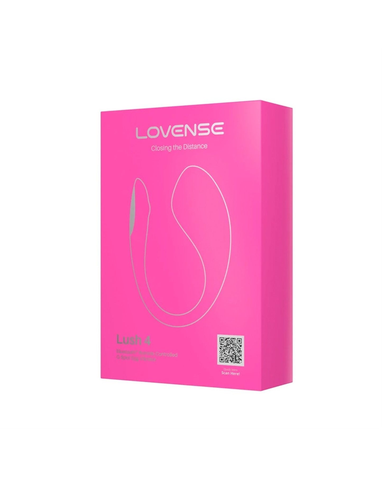 Lovense Lush 4 retail packaging for the app-controlled G-spot egg vibrator
