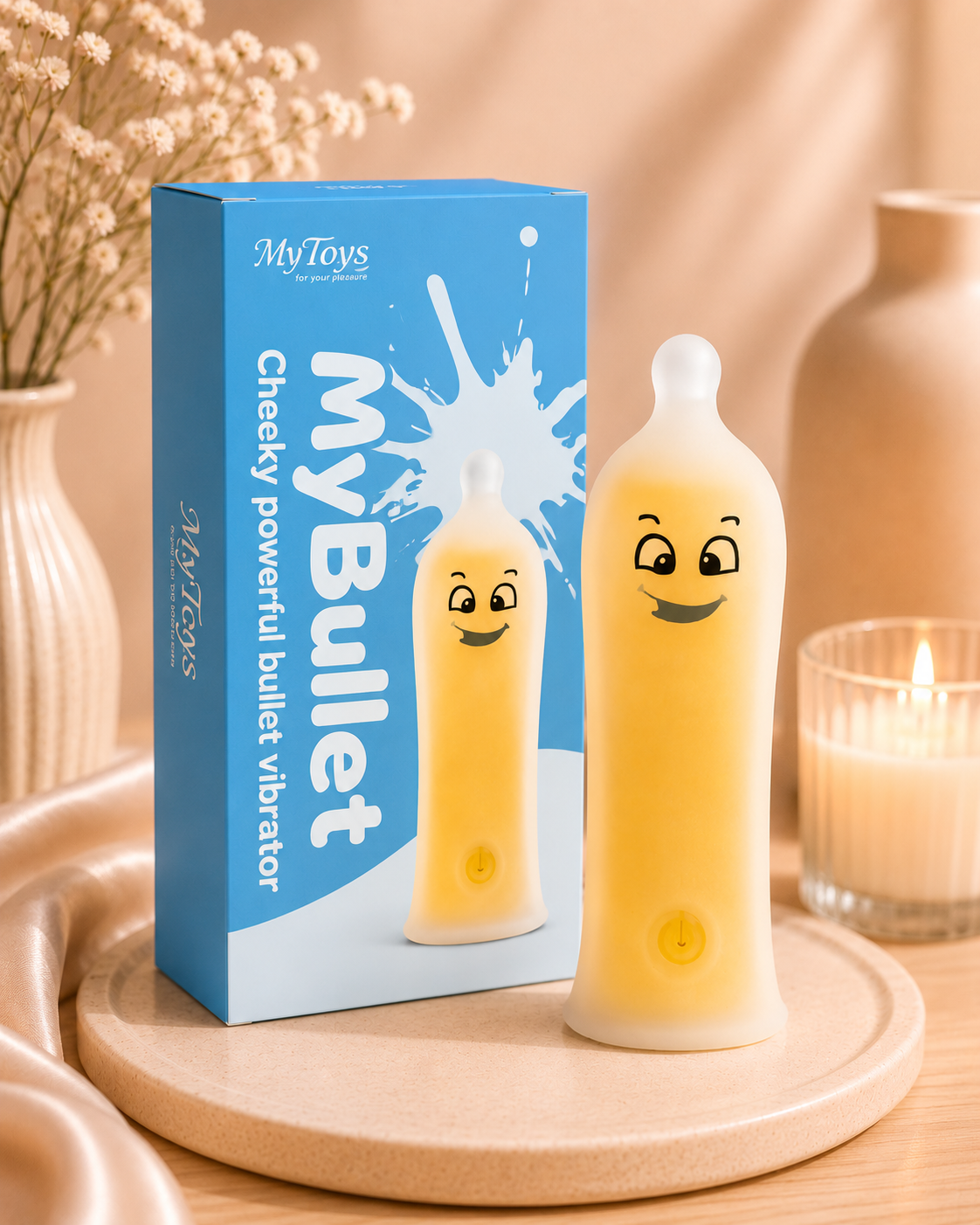 My Toys My Bullet powerful yellow pocket vibrator - AlwaysUnder UK