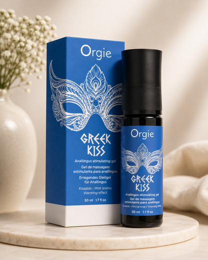 Orgie Greek Kiss anal relaxing stimulating gel 15ml backdoor sex fluid - AlwaysUnder UK
