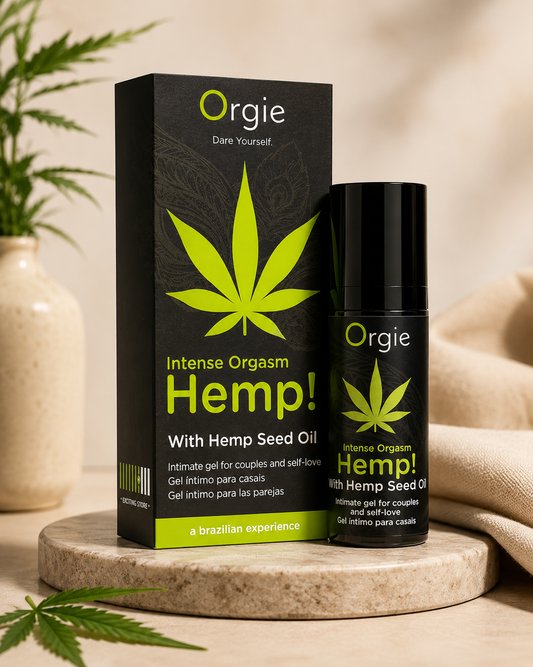 Orgie Hemp Intense Orgasm clitoral stimulating gel with premium cannabis seed oil - AlwaysUnder UK