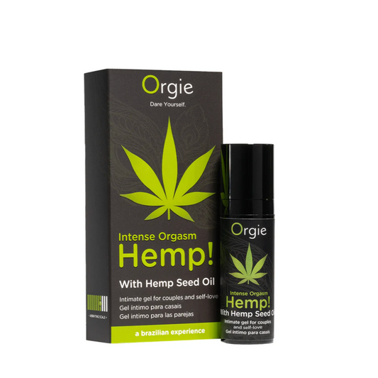 Orgie Hemp! Intense Orgasm Gel – hemp-infused clitoral arousal gel for stronger orgasms – UK discreet delivery