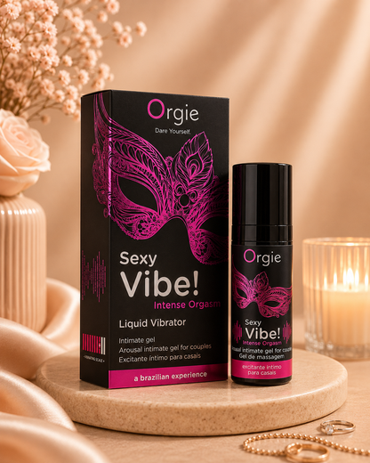 Orgie Intense Orgasm Gel – clitoral gel with warming, cooling, and vibrating effects – discreet UK shipping available