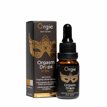 Orgie Orgasm Drops Vibe clitoral arousal fluid female orgasm booster 15ml - AlwaysUnder UK