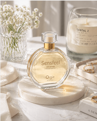 Orgie Sensfeel for Woman Eau de Toilette - Pheromone Booster 50ml | Best Attraction Spray UK (Free UK Shipping) - Always Under Wellness 