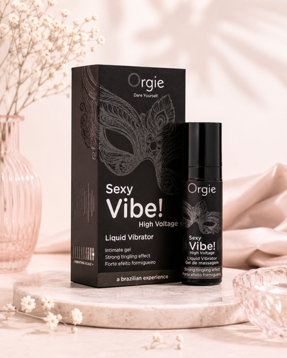 Orgie Sexy Vibe High Voltage extra strong instant vibrating liquid gel 15ml - AlwaysUnder UK