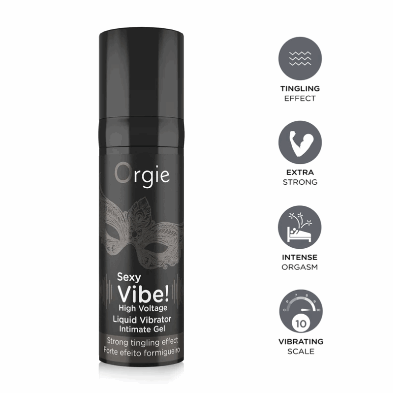 Orgie Sexy Vibe High Voltage clitoral gel with vibrating pulse sensation