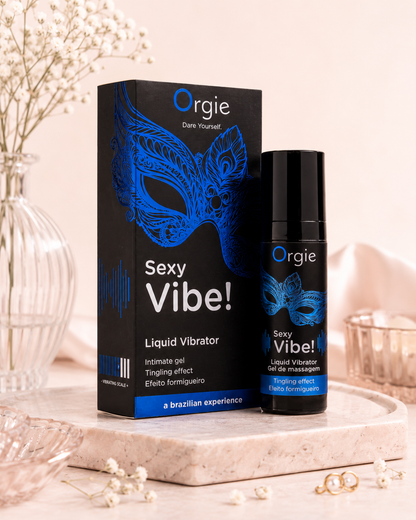 Orgie Sexy Vibe instant vibrating sensation liquid vibrator gel 15ml - AlwaysUnder UK