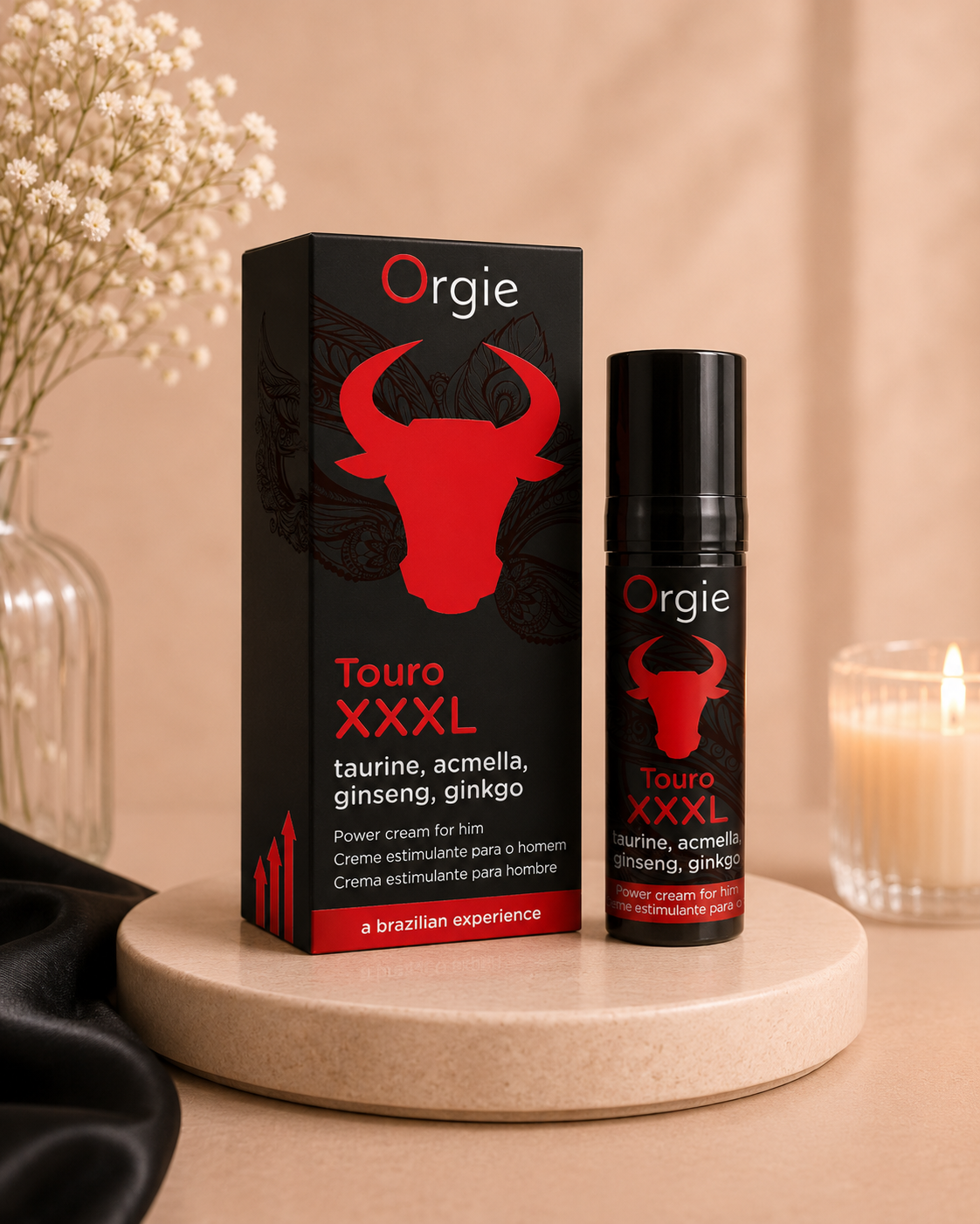 Orgie Touro XXXL Power Cream For Him 15ml tube for men blood flow booster - AlwaysUnder UK