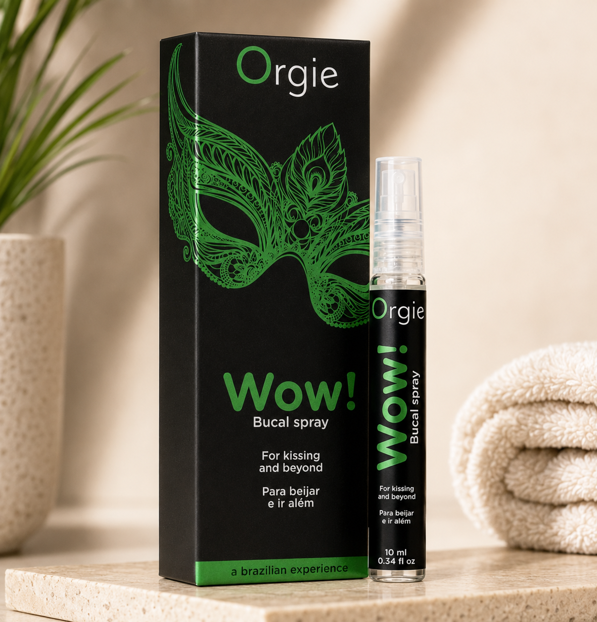 Orgie Wow deep throat blow job gel spray for oral sex enhancement 50ml - AlwaysUnder UK
