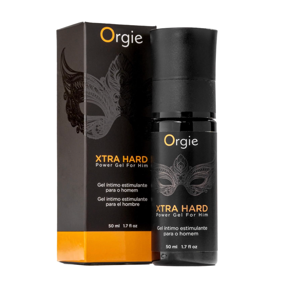 Fast-absorbing Orgie Xtra Hard gel for improved male blood flow