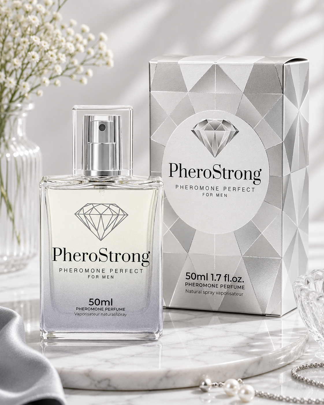 PheroStrong Perfect pheromone spray for men masculine attraction luxury 50ml cologne - AlwaysUnder UK