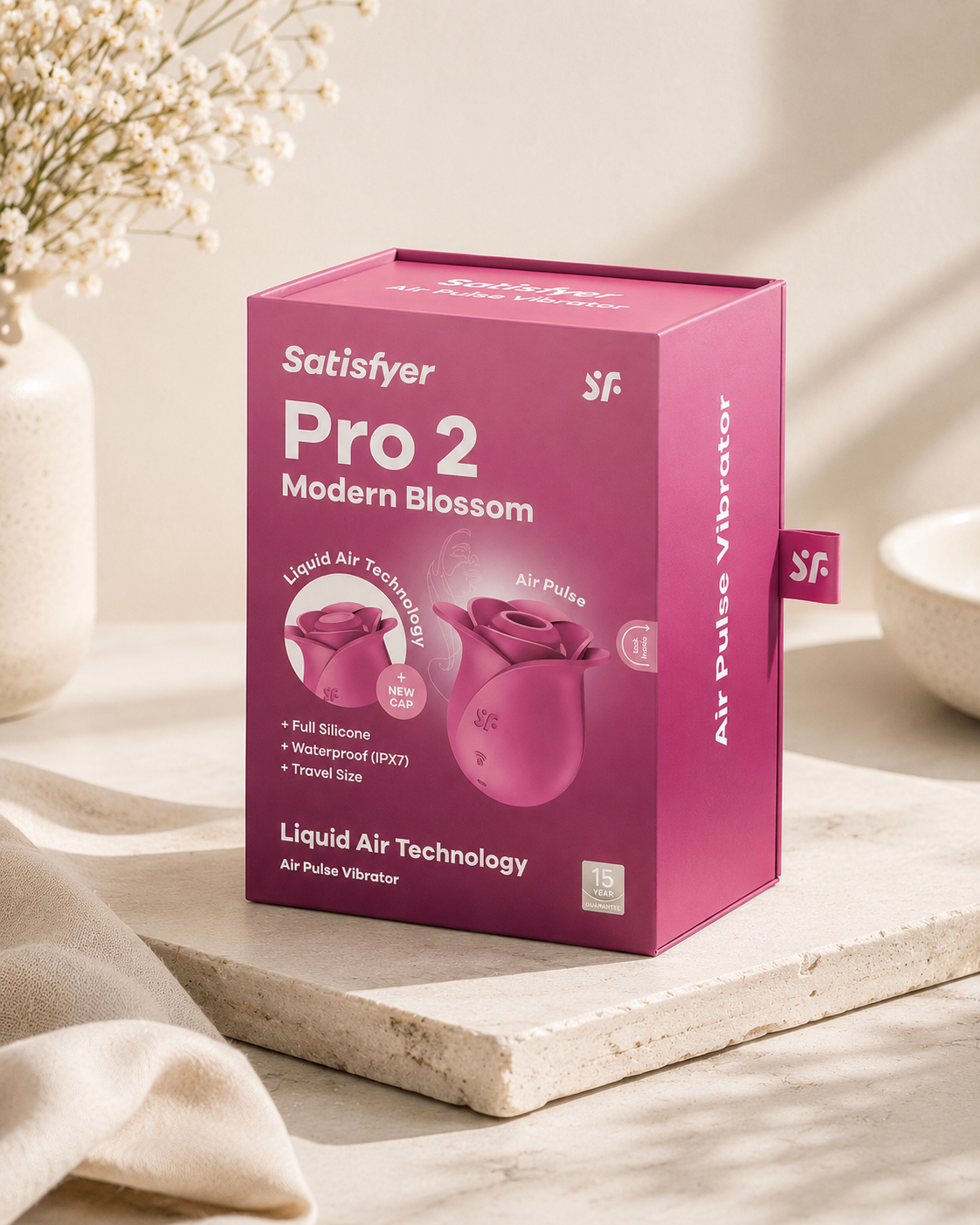 Satisfyer Pro 2 Modern Blossom Rose clitoral air-pulse stimulator women toy - AlwaysUnder UK