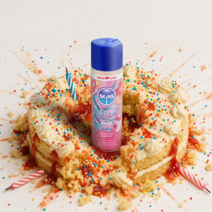 Skins Birthday Cake Water-Based Flavoured Lubricant 130ml