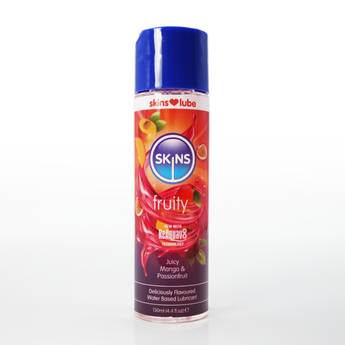 Skins Mango & Passionfruit Water-Based Flavoured Lubricant 130ml