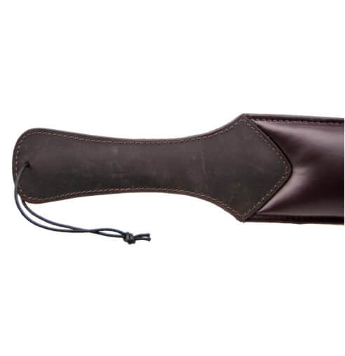 BOUND Nubuck Leather Paddle – premium padded spanking toy for BDSM & impact play – discreetly shipped from UK
