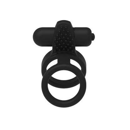 JoyRings Vibrating Support Cock Ring – stretchy silicone ring with bullet vibrator for couples – UK discreet delivery