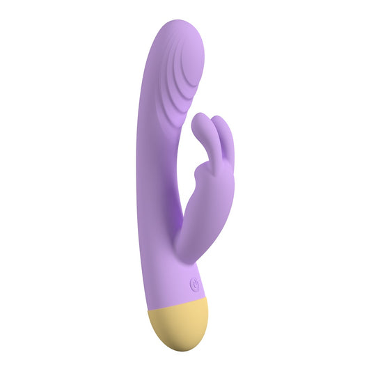 Party Color KENY Rabbit Vibrator – rechargeable dual stimulation in purple – UK discreet delivery