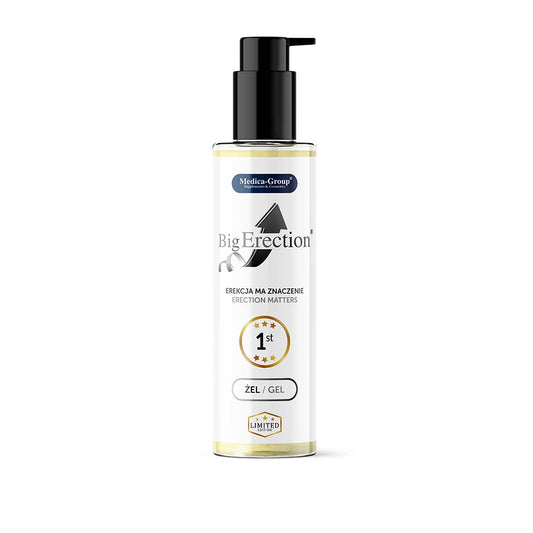 Big Erection Gel for men – 150ml stimulation gel by Medica Group – boost firmness and confidence