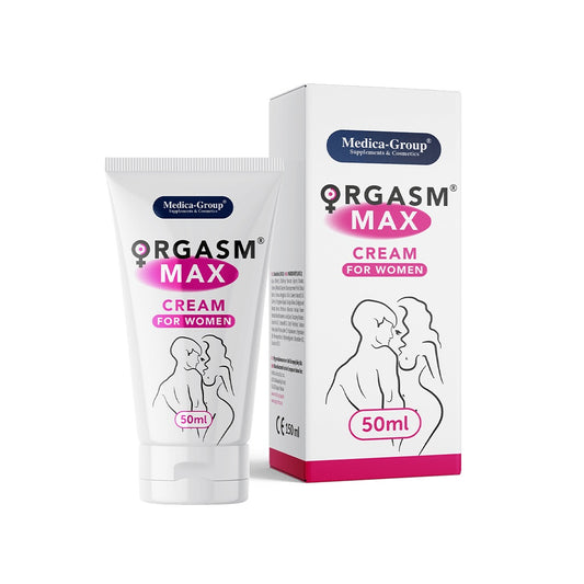 OrgasmMax Clitoral Stimulation Cream – 50ml pleasure-enhancing cream for women – discreet UK delivery