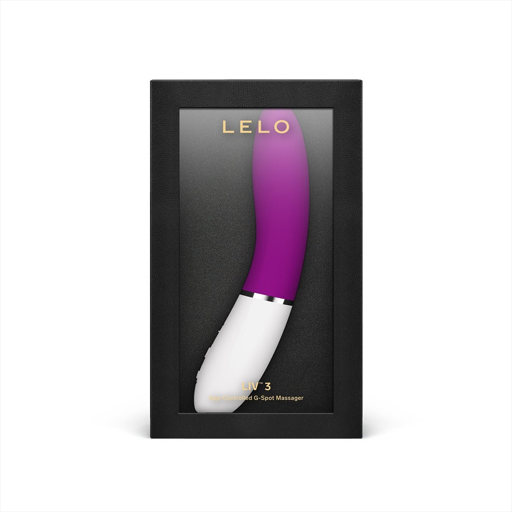 LELO LIV 3 App-Controlled G-Spot Vibrator Deep Rose – luxury rechargeable toy for women – UK discreet delivery