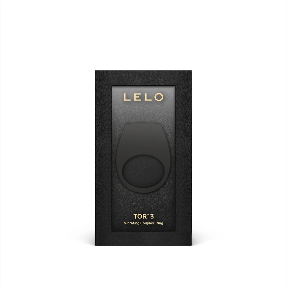 LELO Tor 3 App-Controlled Cock Ring Black – luxury vibrating ring for couples – UK discreet delivery