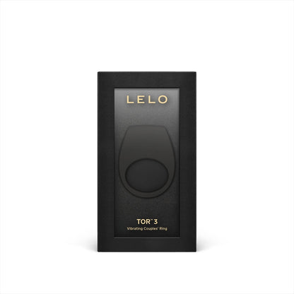 LELO Tor 3 App-Controlled Cock Ring Black – luxury vibrating ring for couples – UK discreet delivery